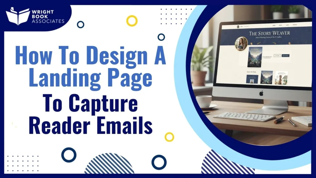 author landing page design